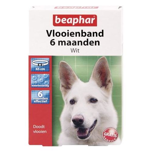 Beaphar Vlooienband Hond Wit 6 Mnd HOND BEAPHAR 