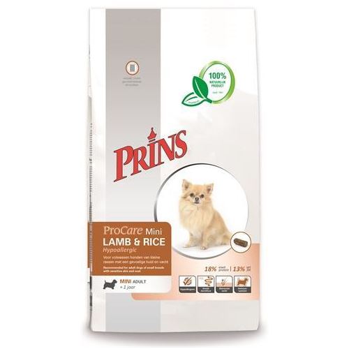 Prins Procare Mini Lam/Rijst 3 KG HOND PRINS 