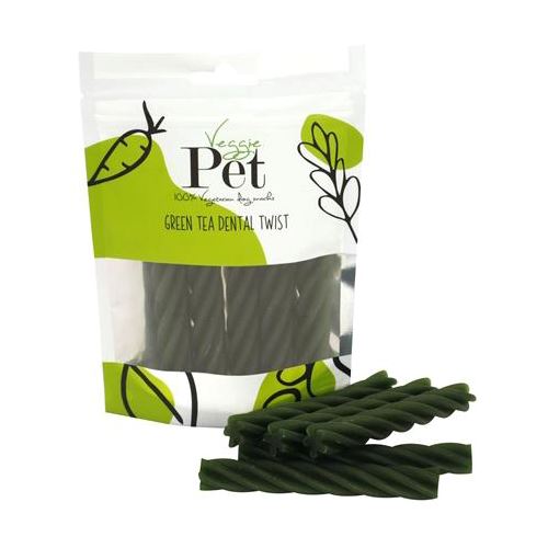 Veggie Pet Green Tea Dental Twist 100 GR HOND VEGGIE PET 