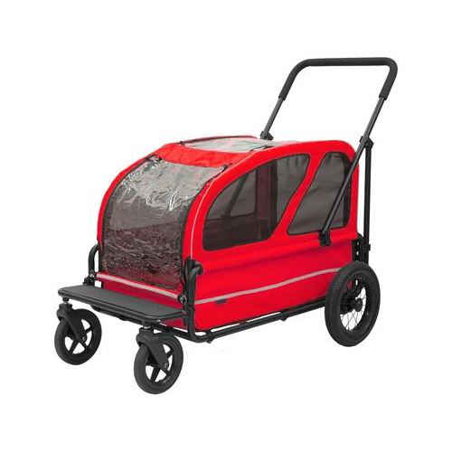 Airbuggy Hondenbuggy Carriage Berry Rood 127X70X100 CM HOND AIRBUGGY 