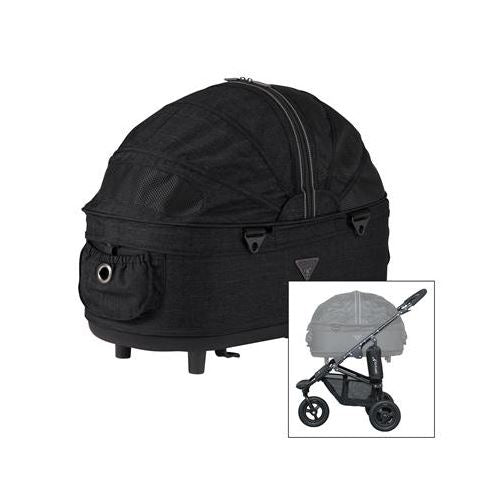 Airbuggy Hondenbuggy Dome2 M Met Rem Earth Zwart 67X33X51 CM / 96X53,5X99 CM HOND AIRBUGGY 