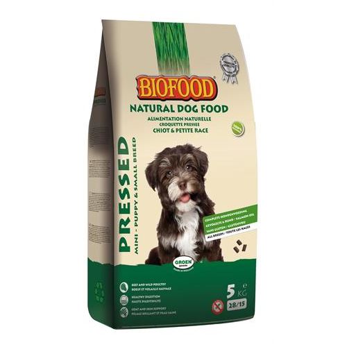 Biofood Geperst Puppy En Kleine Rassen 5 KG HOND BIOFOOD 