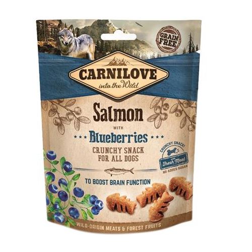 Carnilove Crunchy Snack Zalm / Blauwe Bes 200 GR HOND CARNILOVE 