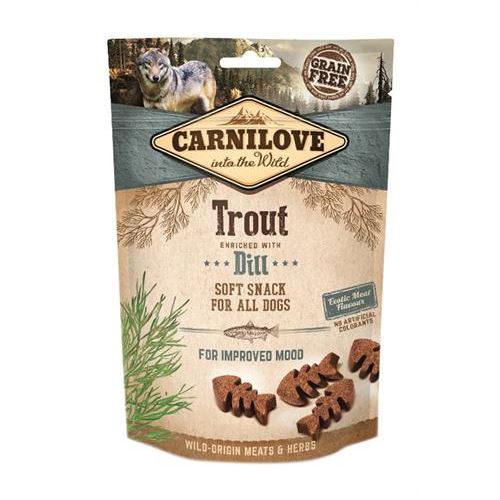 Carnilove Soft Snack Forel / Dille 200 GR HOND CARNILOVE 