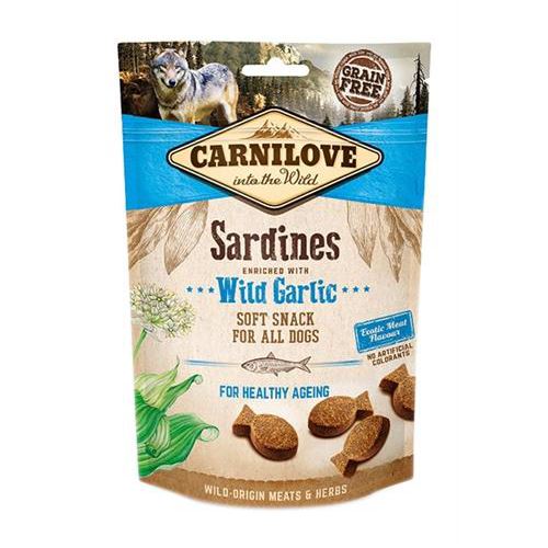 Carnilove Soft Snack Sardines / Wilde Knoflook 200 GR HOND CARNILOVE 