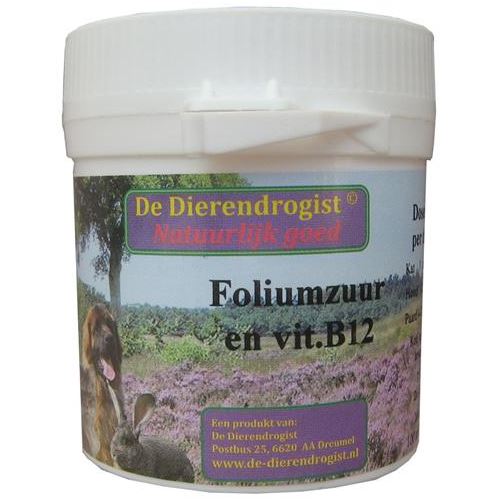 Dierendrogist Foliumzuur Vitamine B12 HOND DIERENDROGIST 