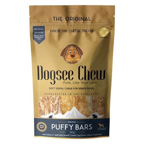 Dogsee Chew Puffy Bars 70 GR HOND DOGSEE CHEW 