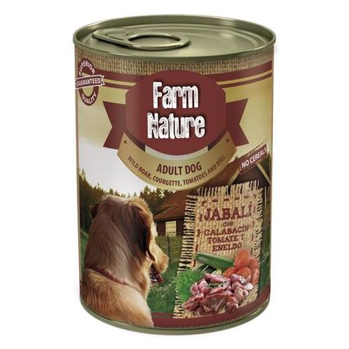 Farm Nature Wild Boar / Courgette / Tomato / Dill 400 GR HOND FARM NATURE 