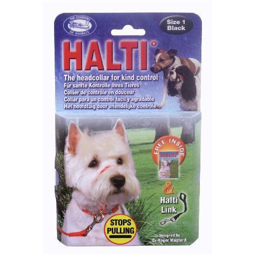 Halti Company Of Animals Halti Zwart NR 1 HOND HALTI 