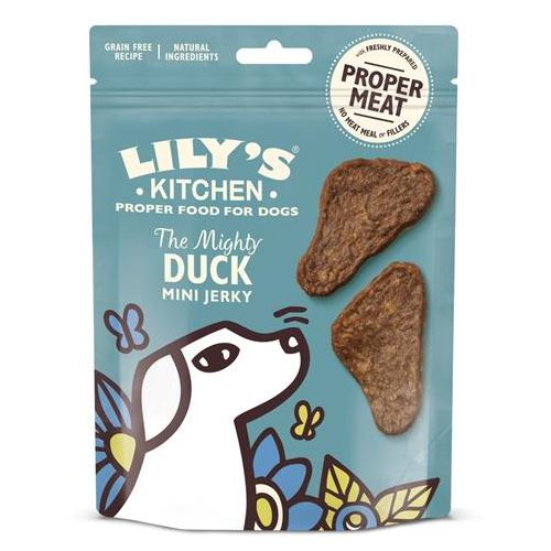 Lily's Kitchen Dog The Mighty Duck Mini Jerky 70 GR HOND LILY'S KITCHEN 