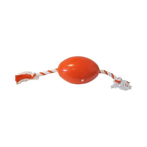 Merkloos Activitybal Met Floss Oranje / Wit 60 CM HOND MERKLOOS 