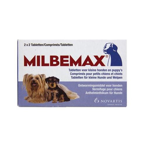 Milbemax Tablet Ontworming Puppy/Kleine Hond 2X2 TABL HOND MILBEMAX 