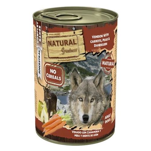 Natural Greatness Venison / Carrots 400 GR HOND NATURAL GREATNESS 