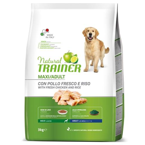 Natural Trainer Dog Adult Maxi Chicken / Rice 3 KG
