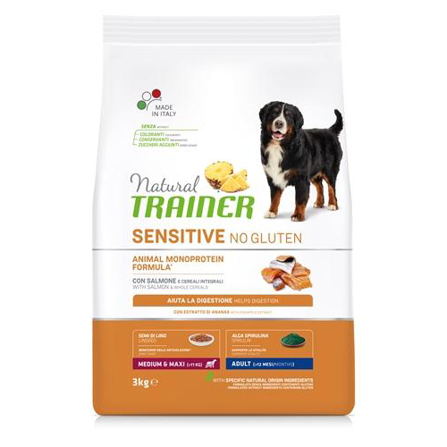 Natural Trainer Dog Adult Medium / Maxi Sensitive Salmon 3 KG