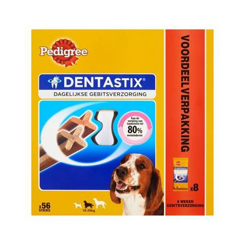 Pedigree Dentastix Medium Actiepack 56 ST 1440 GR HOND PEDIGREE 