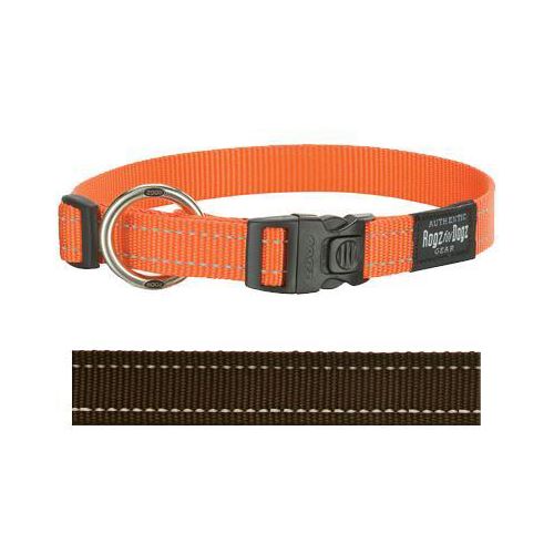 Rogz For Dogs Fanbelt Halsband Choco 20 MMX34-56 CM HOND ROGZ FOR DOGS 
