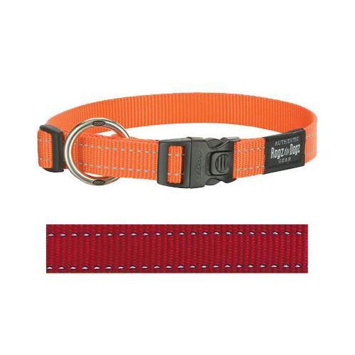 Rogz For Dogs Fanbelt Halsband Rood 20 MMX34-56 CM HOND ROGZ FOR DOGS 