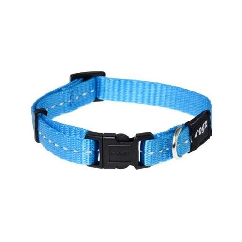 Rogz For Dogs Nitelife Halsband Turquoise 11 MMX20-32 CM HOND ROGZ FOR DOGS 