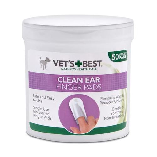 Vets Best Clean Ear Finger Pads 50 ST HOND VETS BEST 