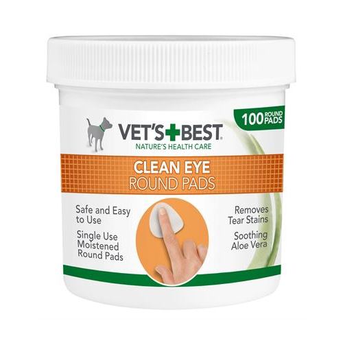 Vets Best Clean Eye Round Pads 100 ST HOND VETS BEST 