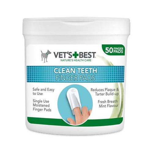 Vets Best Clean Teeth Finger Pads 50 ST HOND VETS BEST 
