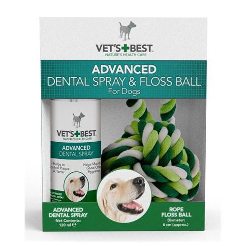 Vets Best Dental Spray Met Floss Kit HOND VETS BEST 