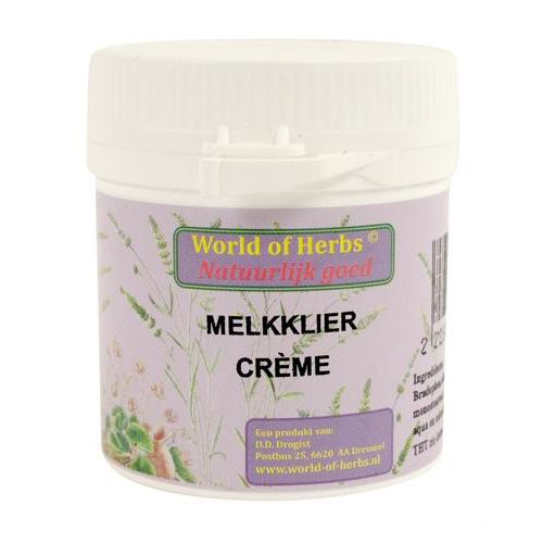 World Of Herbs Fytotherapie Melkklier Creme 50 GR HOND WORLD OF HERBS 