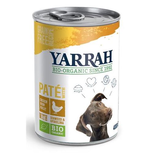 Yarrah Dog Blik Pate Met Kip 400 GR (12 stuks) HOND YARRAH 